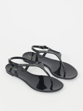 Valentino Crystal Jelly Sandals